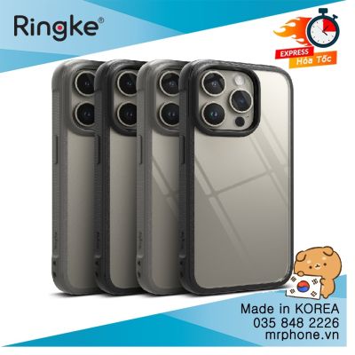 Ốp lưng Ringke Fusion Bold Hàn Quốc cho iPhone 15 Pro Max / 15 Pro / 15 Plus / 15