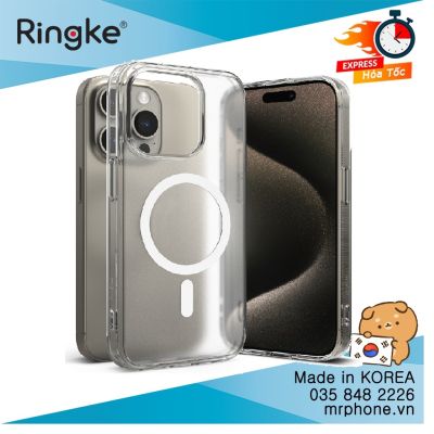 Ốp lưng Ringke Fusion Magnetic cho iPhone 15 Pro Max / 15 Pro / 15 Plus / 15